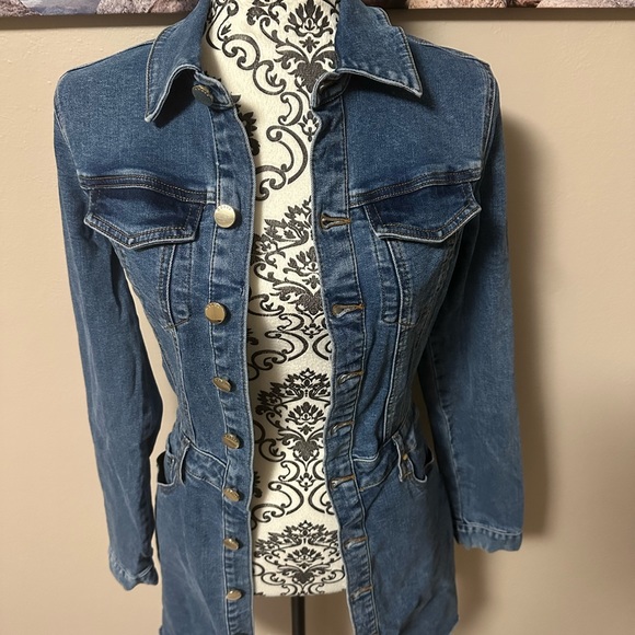 GUESS DENIM DRESS XS - Picture 4 of 16